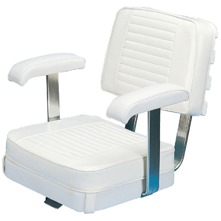 TODD Gloucester Deluxe Ladder Back White Captain's Seat 94-1500D